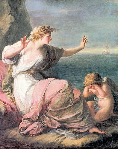 Angelica Kauffmann Ariadne von Theseus verlassen oil painting image